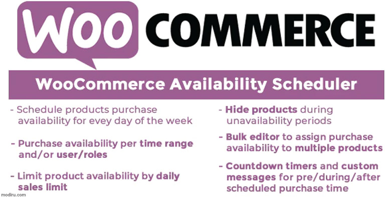WooCommerce Availability Scheduler