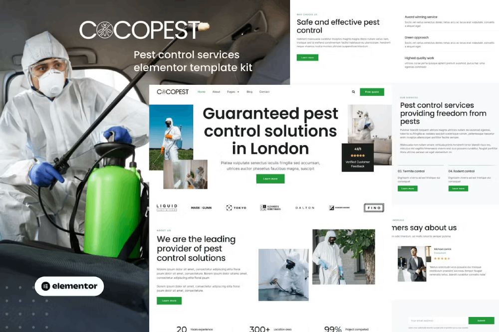 کیت قالب المنتور خدمات کنترل آفات Cocopest