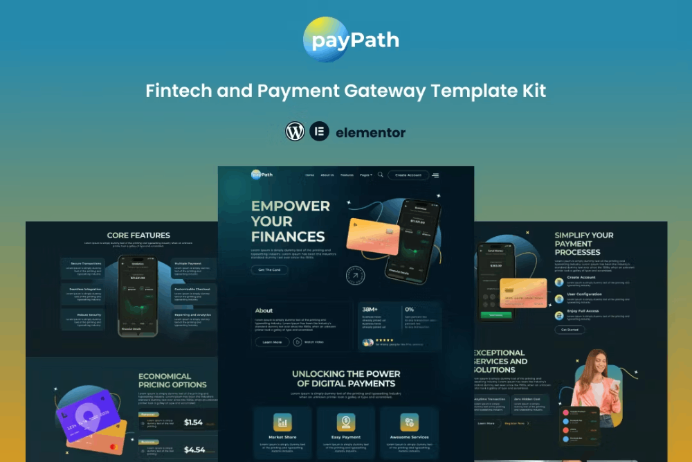 کیت قالب المنتور درگاه پرداخت آنلاین PayPath