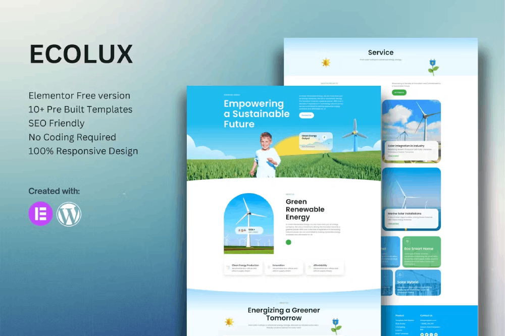 کیت قالب المنتور انرژی سبز و تجدیدپذیر Ecolux