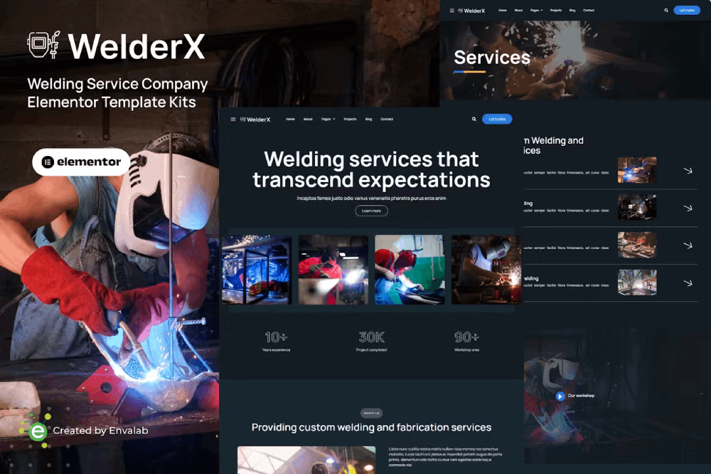 کیت قالب المنتور خدمات جوشکاری WelderX