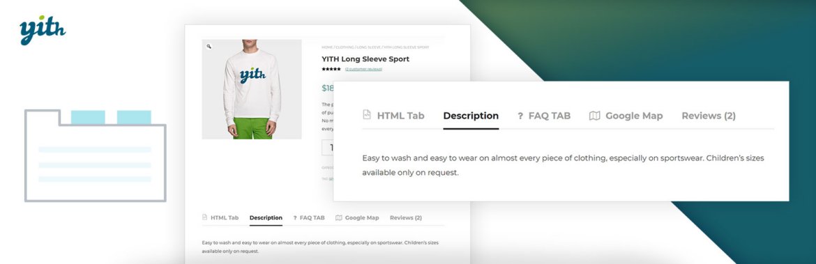 دانلود افزونه مدیریت تب ووکامرس YITH WooCommerce Tab Manager